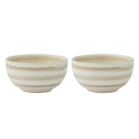 Homey set of two ceramic bowl